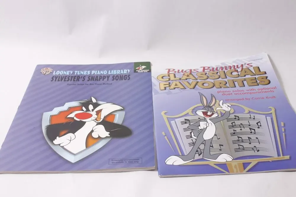 Looney Tunes Songbook Lot Sylvester Bugs Bunny 2000s Sheet Music ~260702-WH 1242